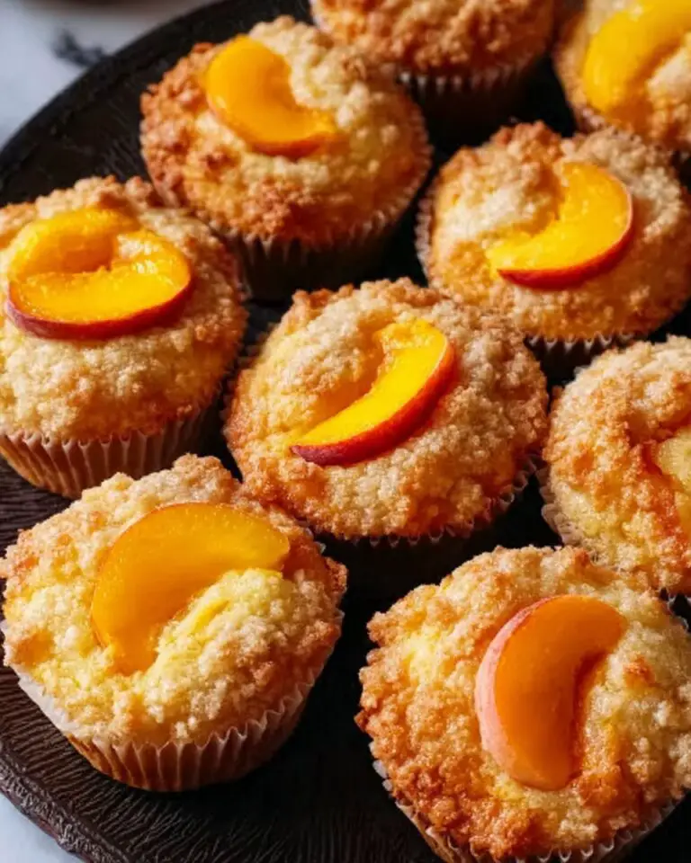 Peach Financiers: Elegant French Almond Cakes Recipe