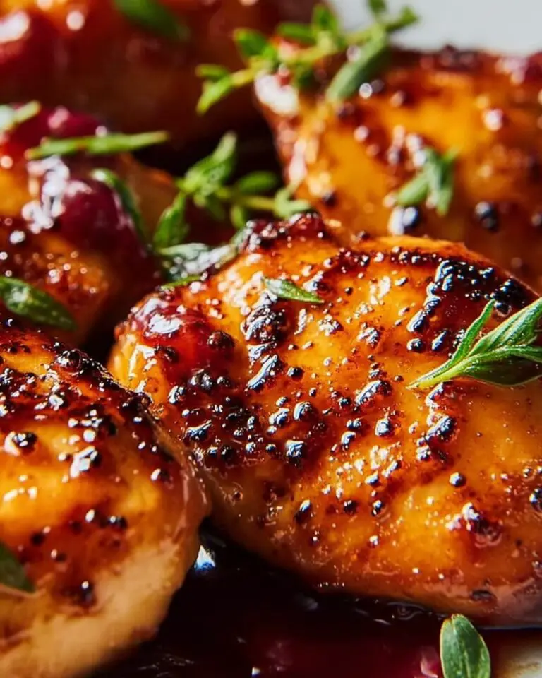 Skillet Cranberry Orange Chicken Recipe
