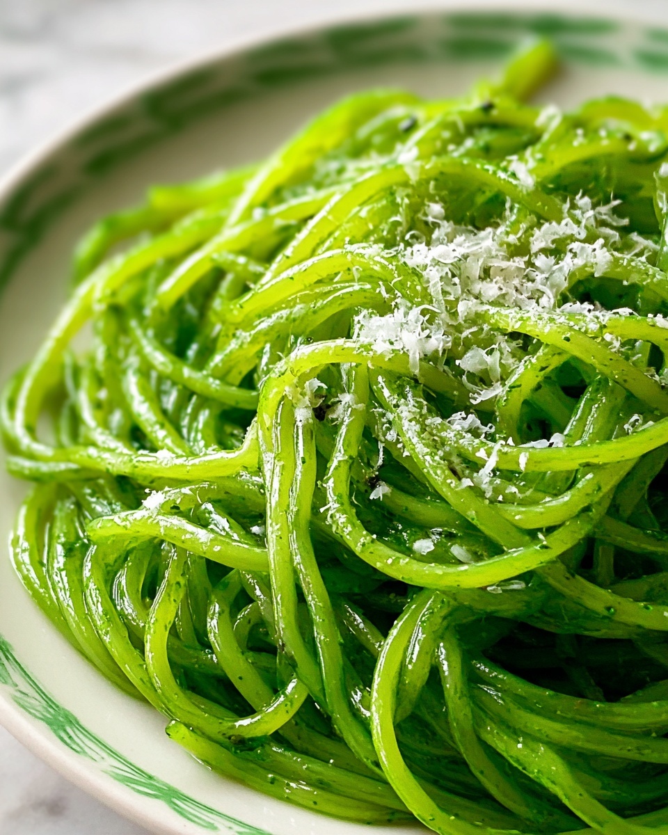Mexican Green Spaghetti Recipe - Recipe Image
