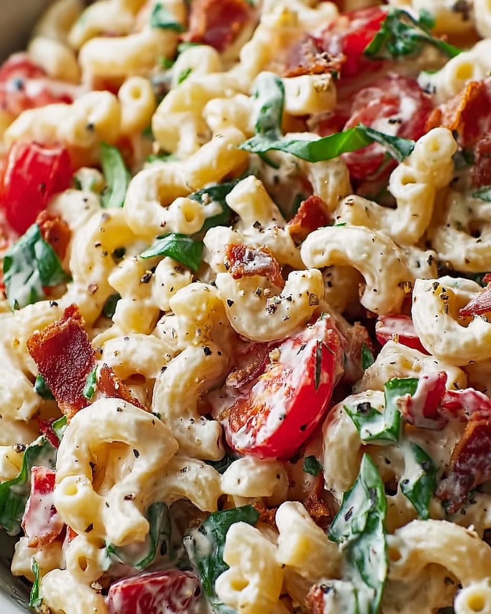 BLT Macaroni Salad Recipe - Recipe Image