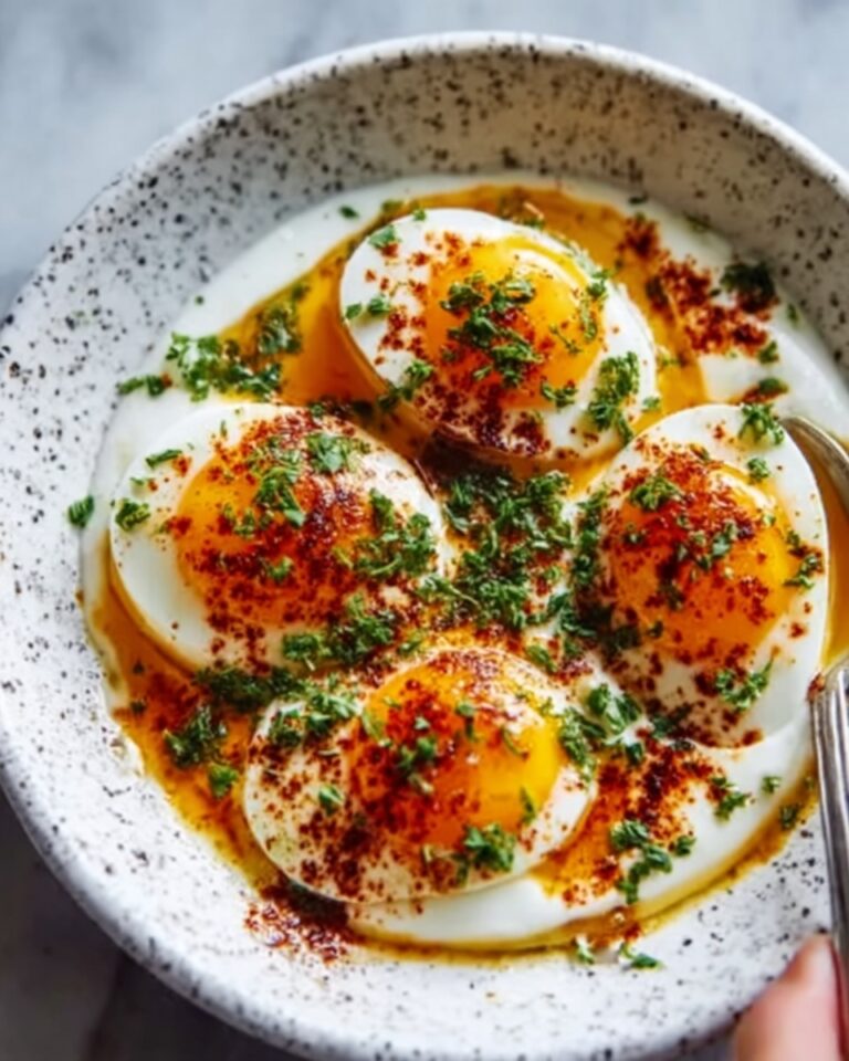 Turkish Eggs (Cilbir) Recipe