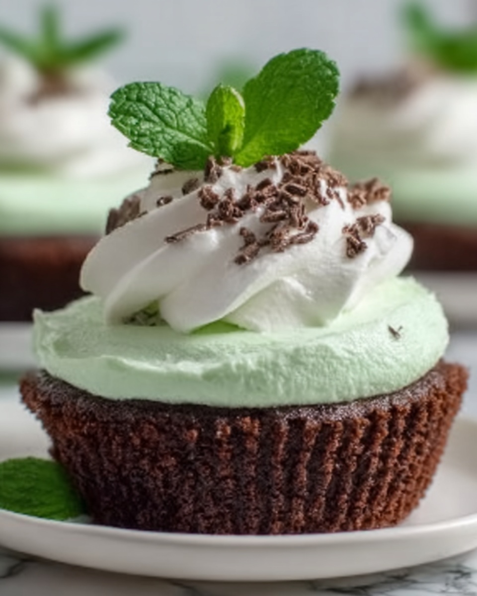 Mini Mint Cheesecakes Recipe - Recipe Image