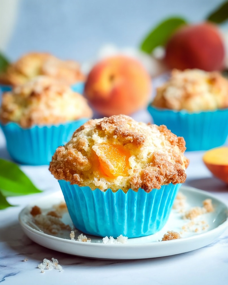 Vegan Peach Muffins: The Best Recipe for Summer Baking Recipe - Recipe Image