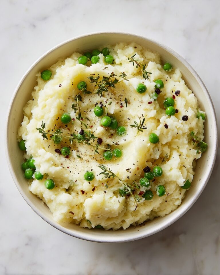 Creamed Potatoes and Peas Recipe