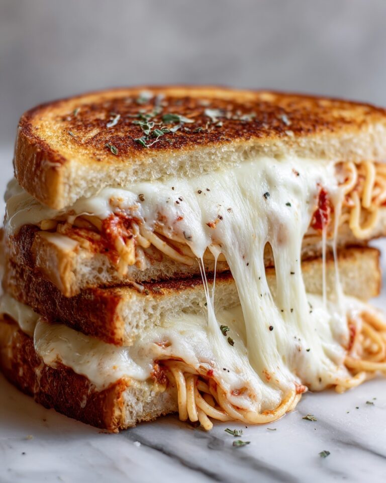 Spaghetti Grilled Cheese Sandwich Recipe