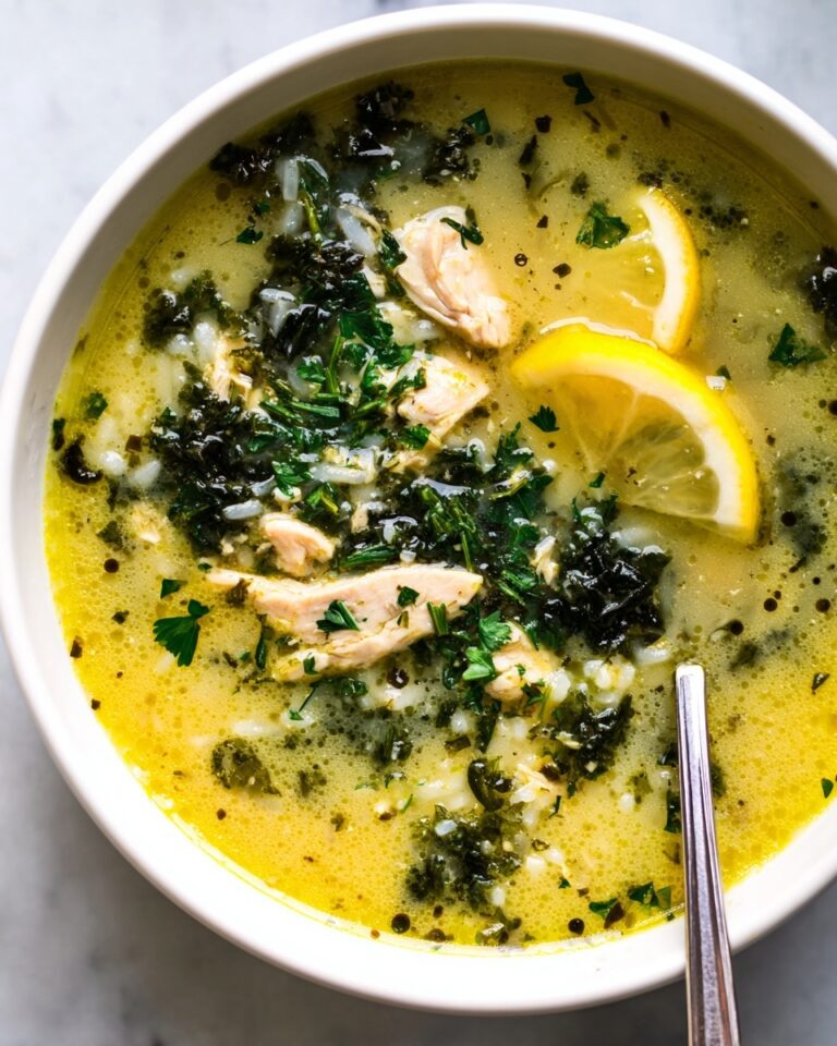 Lemony Turkey Rice Soup Recipe