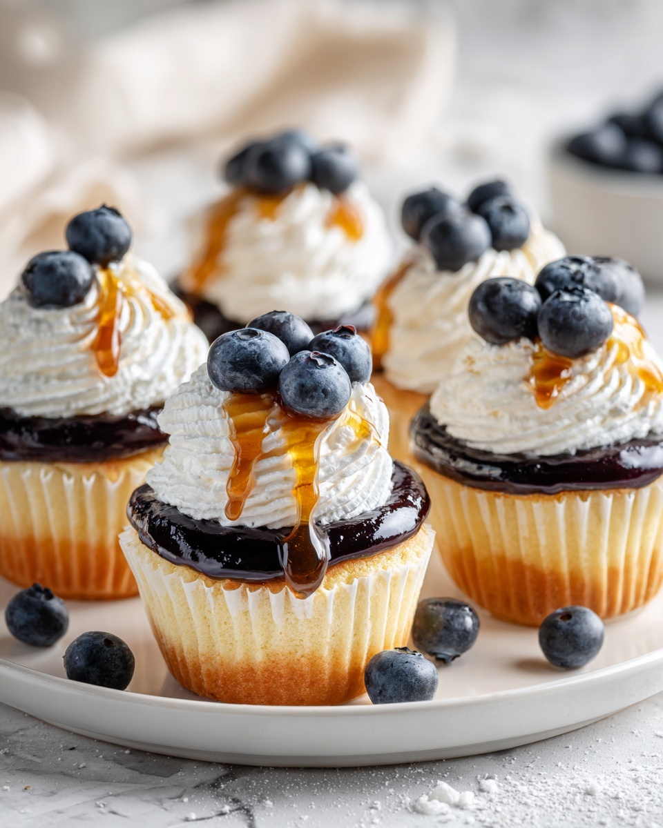 Blueberry Pancake Cupcake Recipe - Recipe Image
