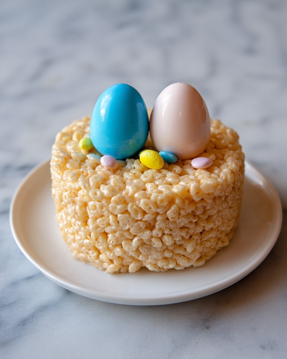 Easter Egg Rice Krispie Treats Recipe - Recipe Image