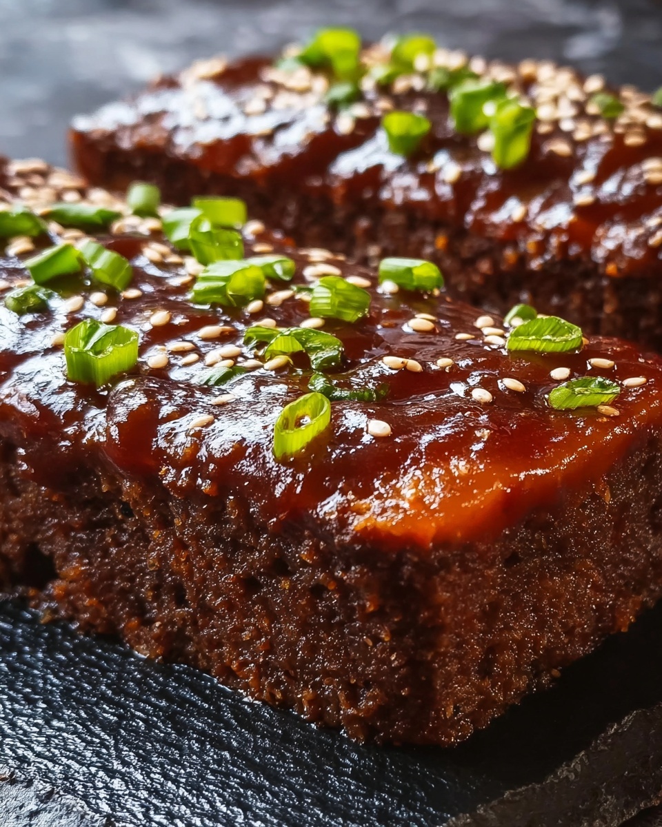 Sweet & Spicy Korean BBQ Meatloaf Recipe - Recipe Image