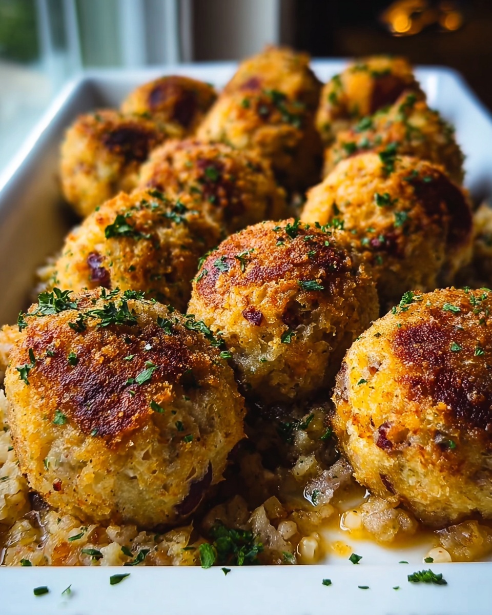 Stuffing Balls Recipe - Recipe Image