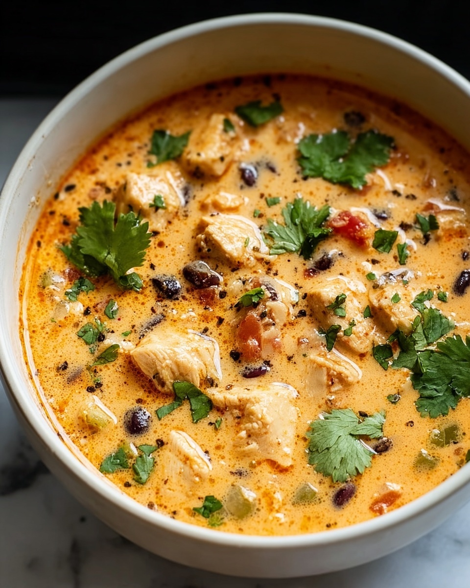 Creamy Chicken Enchilada Soup Recipe - Recipe Image