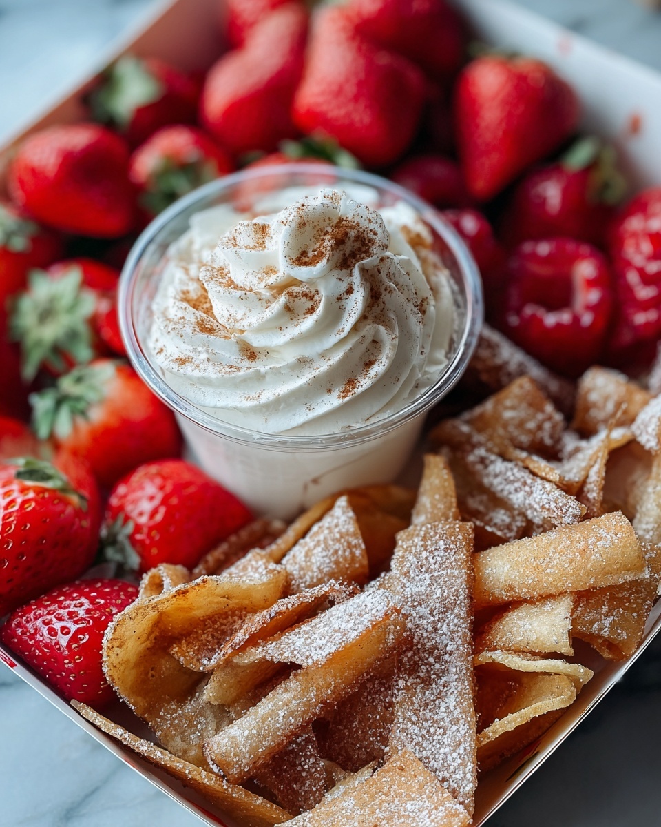 Strawberry Cheesecake Nachos Recipe - Recipe Image