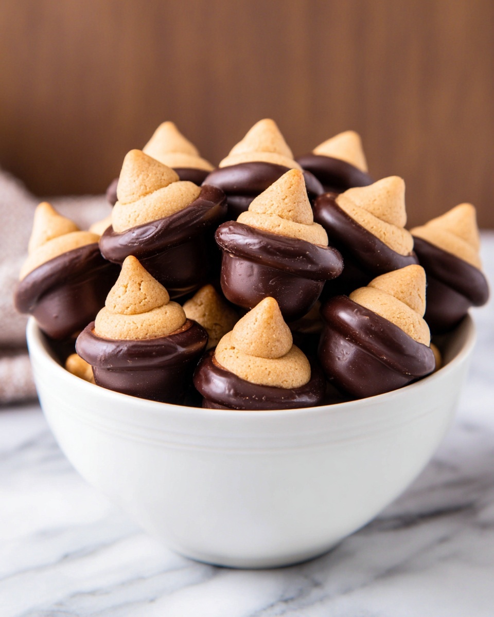 Easy Acorn Kiss Cookies Recipe - Recipe Image