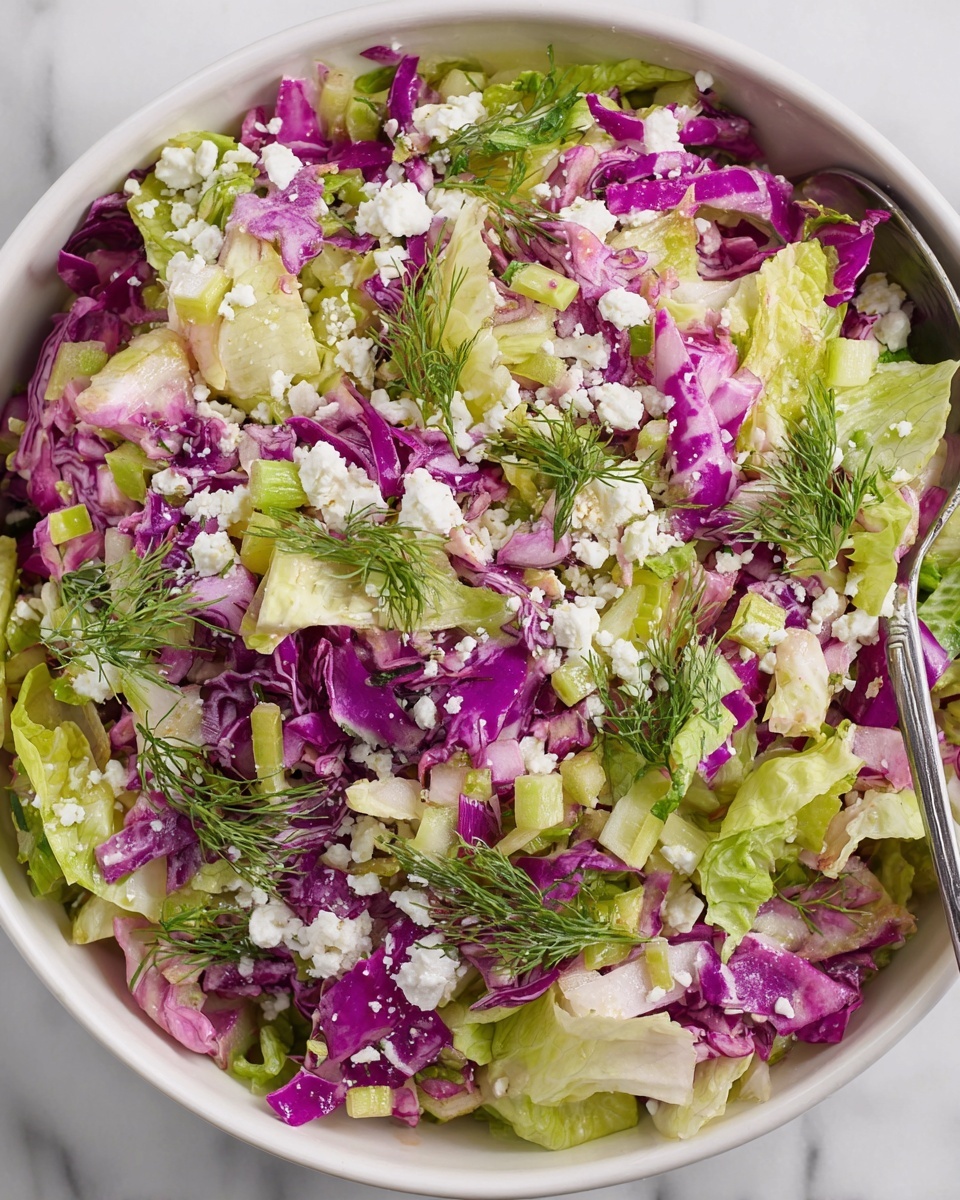 Dill Pickle Salad with Feta and Fresh Dill Recipe - Recipe Image