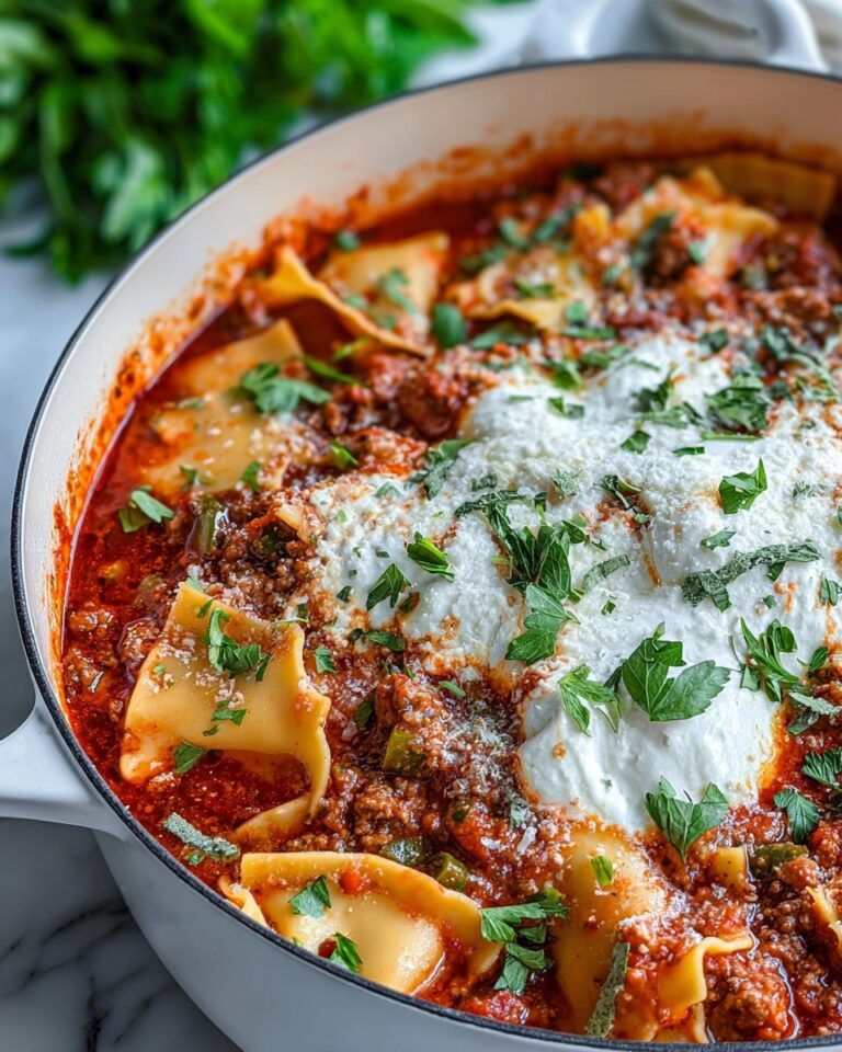 Delicious Homemade Lasagna Soup Recipe
