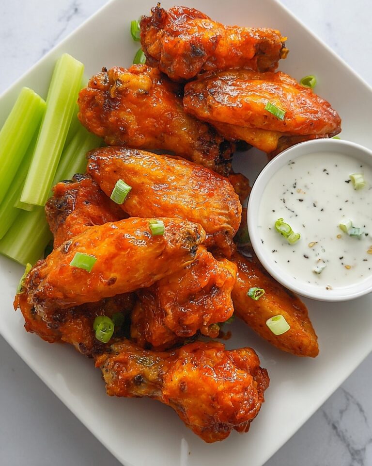 Crispy Homemade Buffalo Wings Recipe