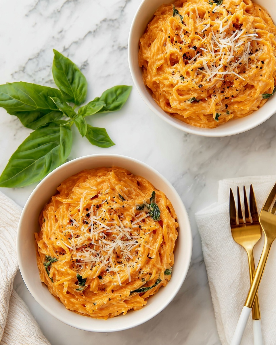 Orzo alla Vodka with Chicken Recipe - Recipe Image