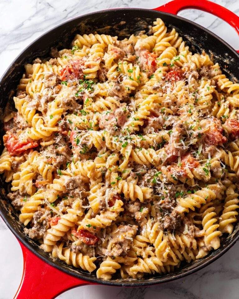 Easy Creamy Ground Beef Pasta Recipe