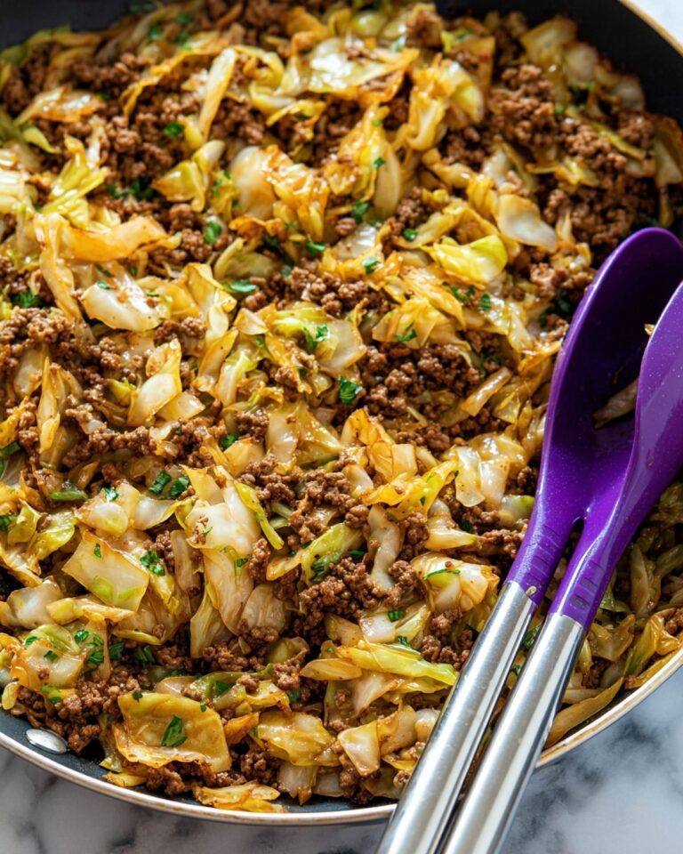 Ground Beef and Cabbage Skillet Recipe