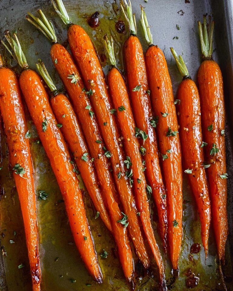 Roasted Carrots with Garlic and Parsley Recipe