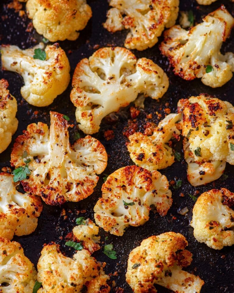 Oven Roasted Cauliflower Recipe