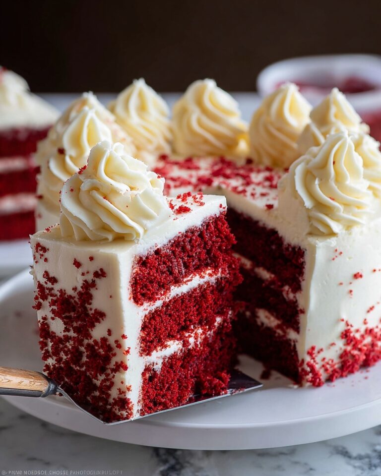Red Velvet Cake with Cream Cheese Frosting Recipe