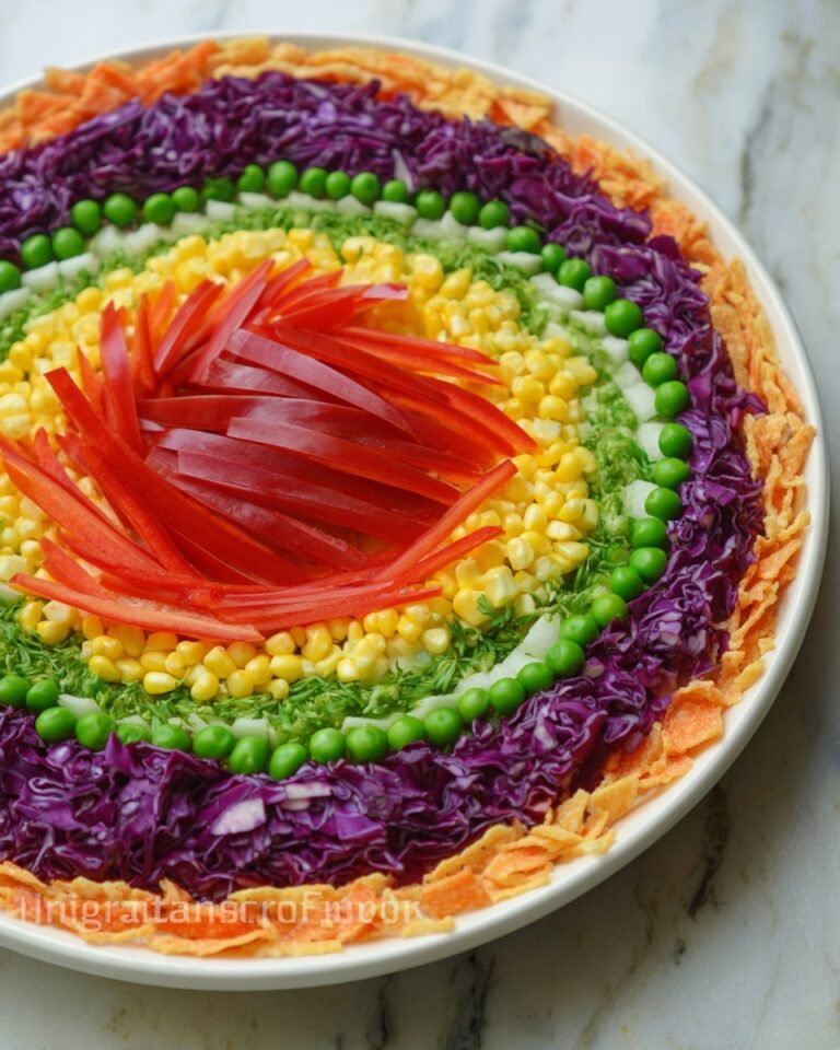 Red Cabbage Wreath Salad Recipe