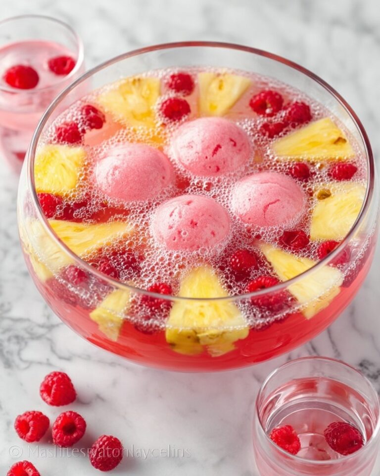 Raspberry Sherbet Party Punch Recipe