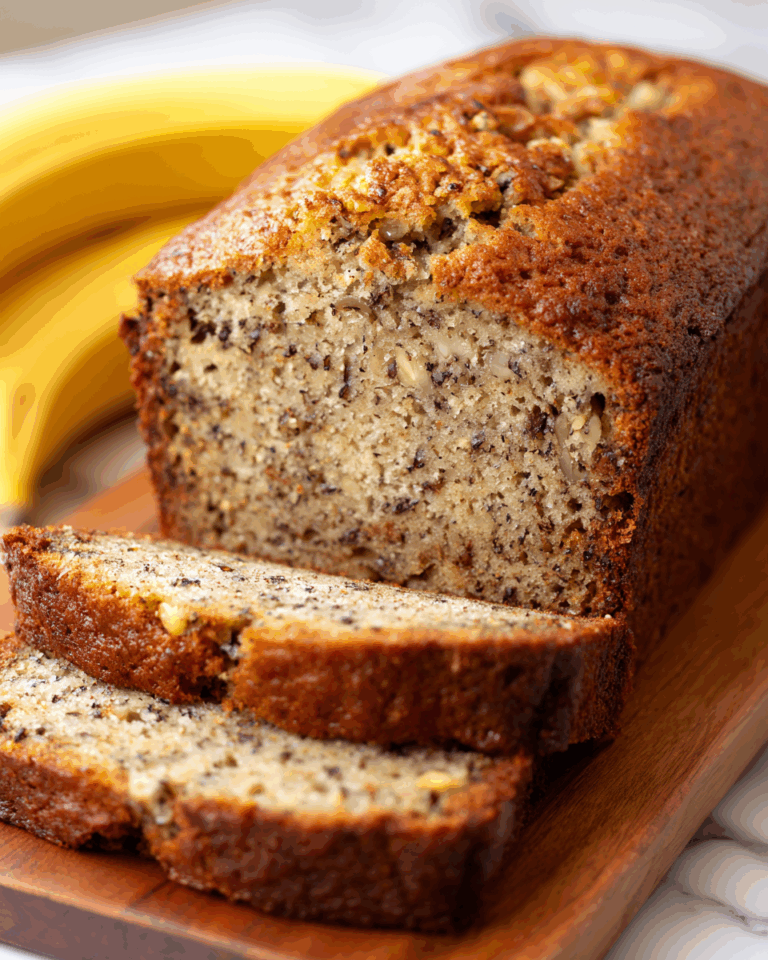 Moist Banana Bread Recipe