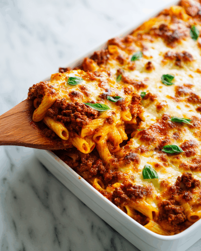 Baked Ziti (Easy Pasta Casserole) Recipe