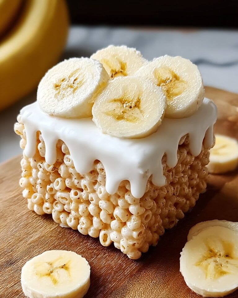 Irresistible Banana Pudding Rice Krispie Treats Recipe
