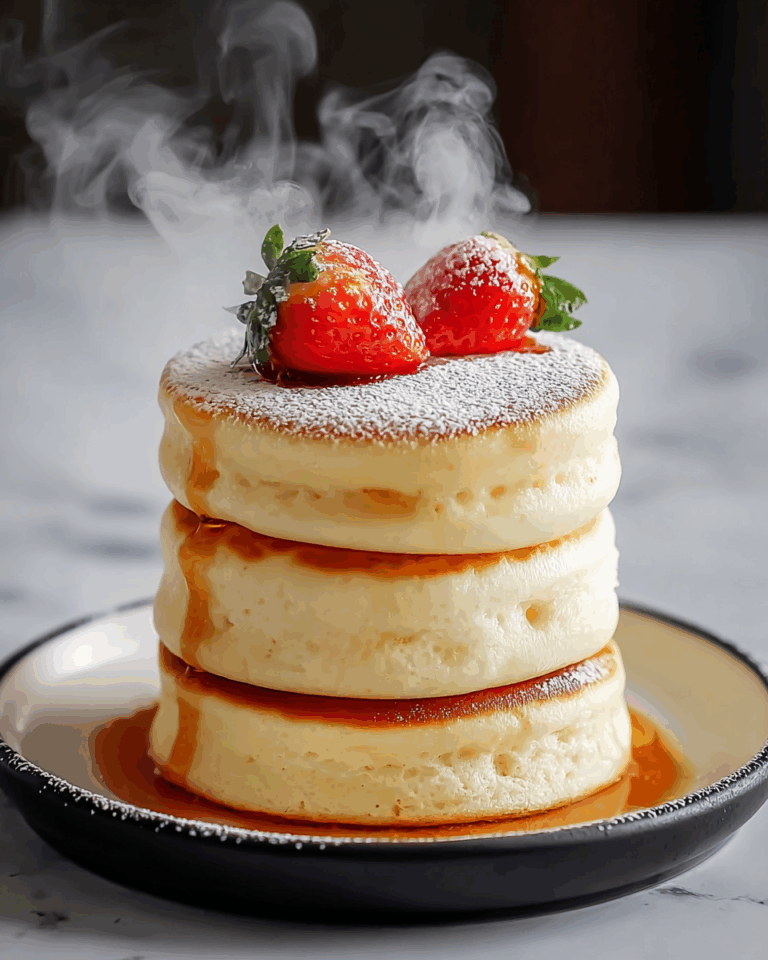 Jiggly Japanese Soufflé Pancakes Recipe