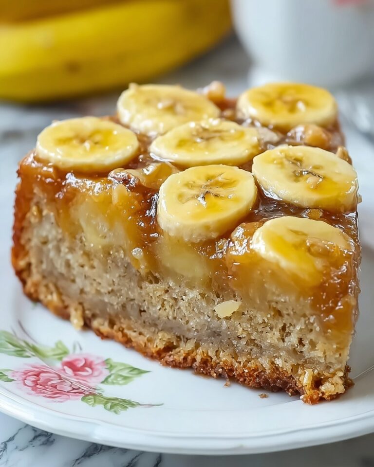 Banana Upside Down Cake Recipe