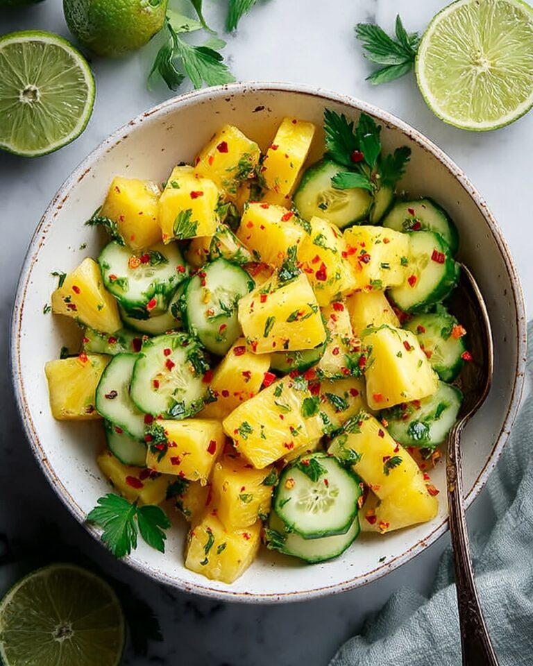 Grilled Thai Shrimp with Pineapple Cucumber Salad Recipe