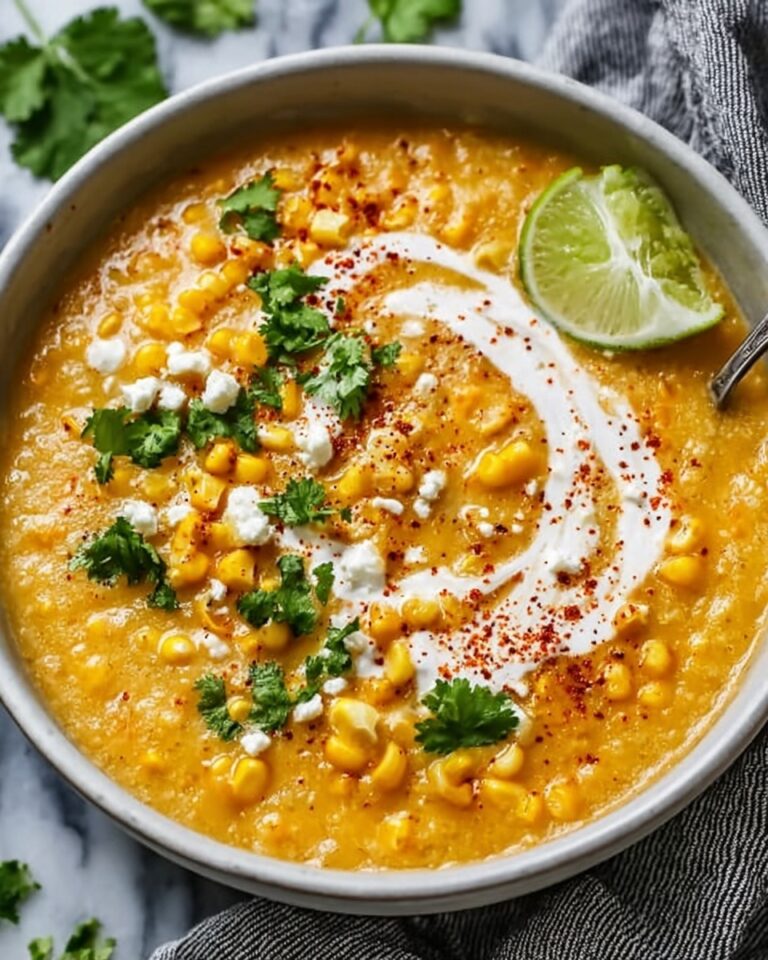 Creamy Mexican Street Corn Soup Recipe