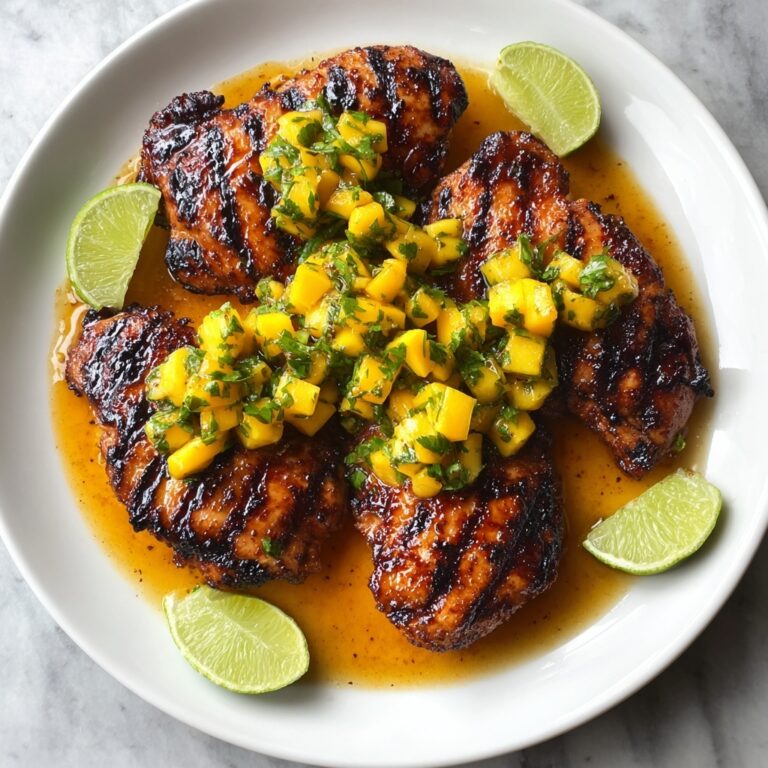 Spicy Grilled Mango Chicken Recipe