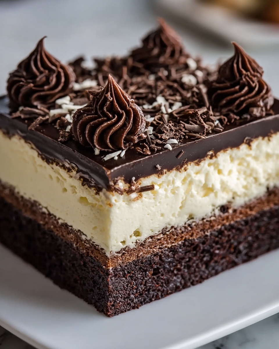 Brownie Refrigerator Cake Recipe - Recipe Image