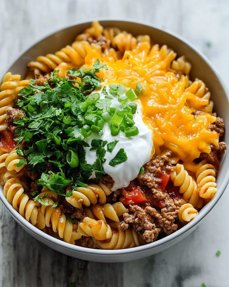 One Pot Beef Taco Pasta Recipe