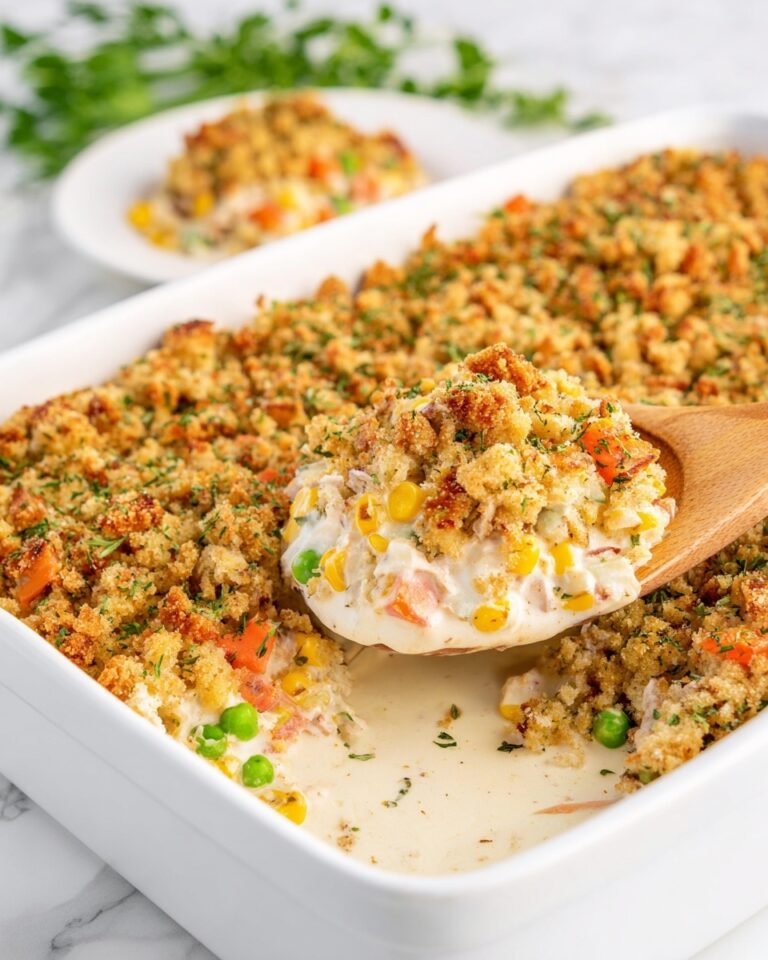 Easy Chicken Stuffing Casserole Recipe