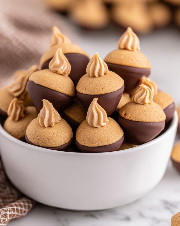 Easy Acorn Kiss Cookies Recipe