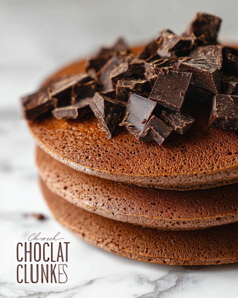 Double Chocolate Chunk Pancakes Recipe