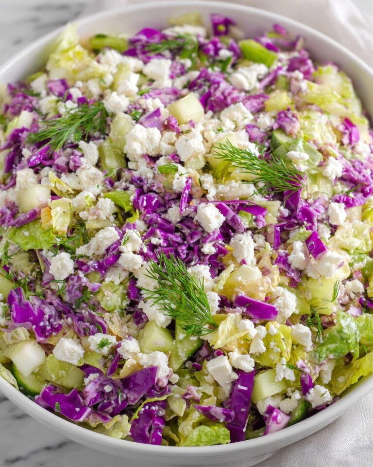 Dill Pickle Salad with Feta and Fresh Dill Recipe