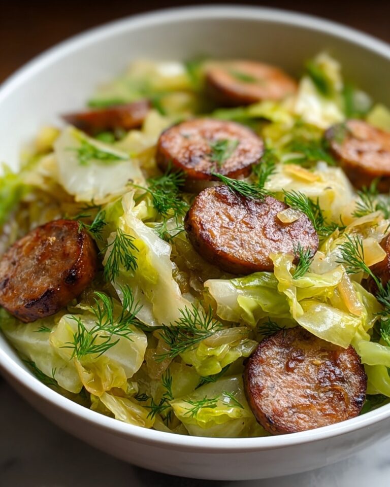 Fried Cabbage with Sausage Recipe