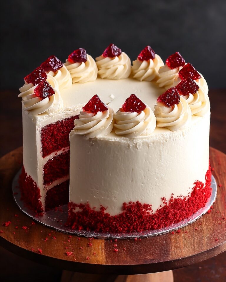 Red Velvet Cheesecake Cake Recipe
