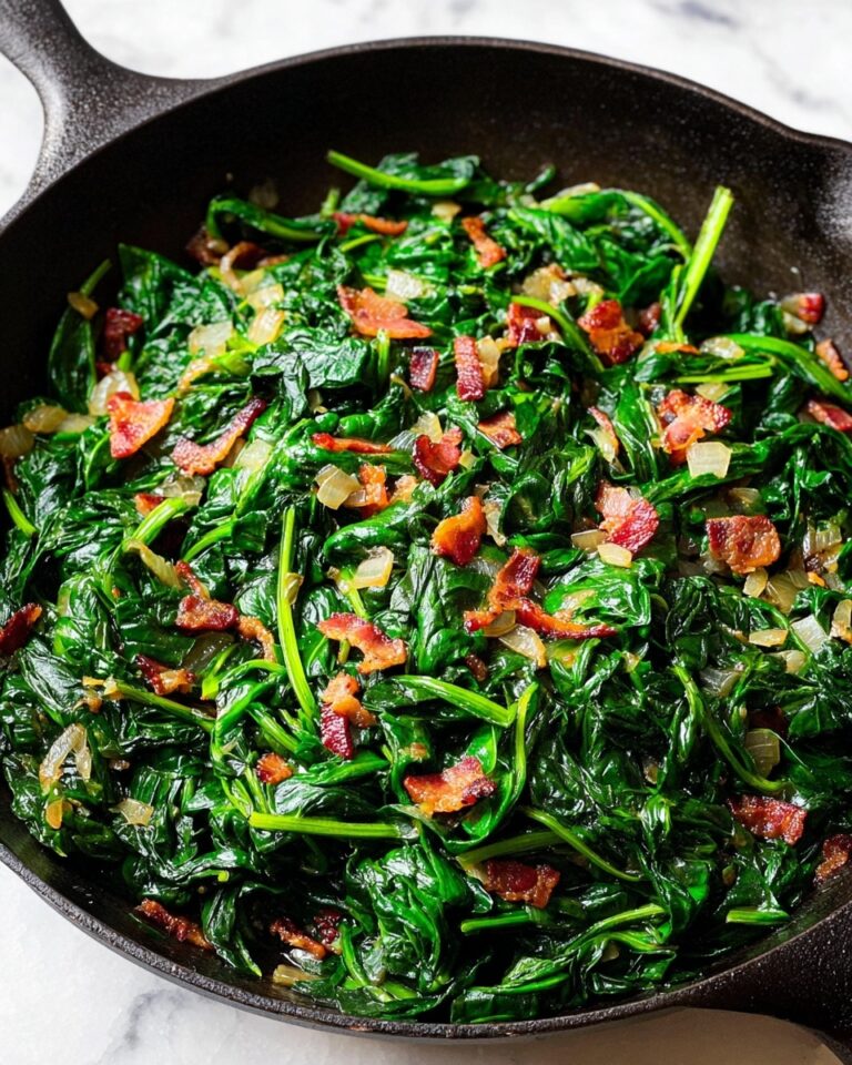 Sautéed Spinach with Bacon Recipe