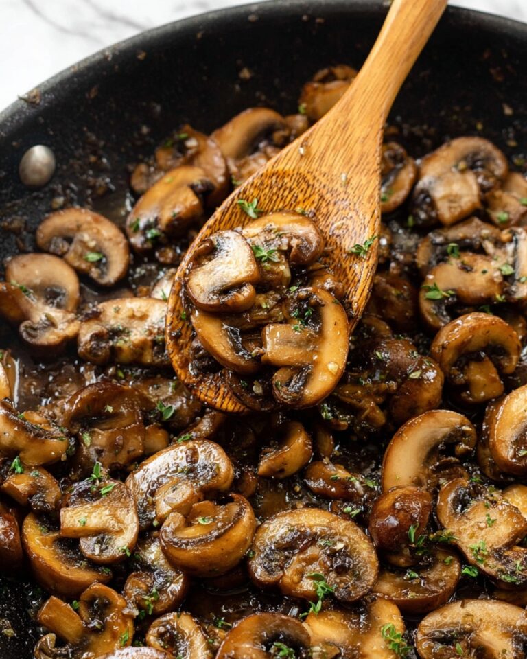 Easy Garlic Sautéed Mushrooms Recipe