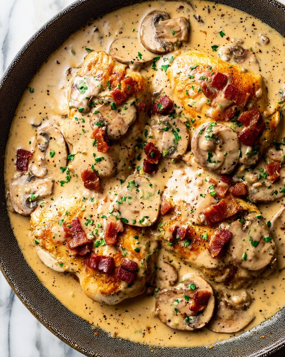 Pancetta and Mushroom Chicken Recipe - Recipe Image