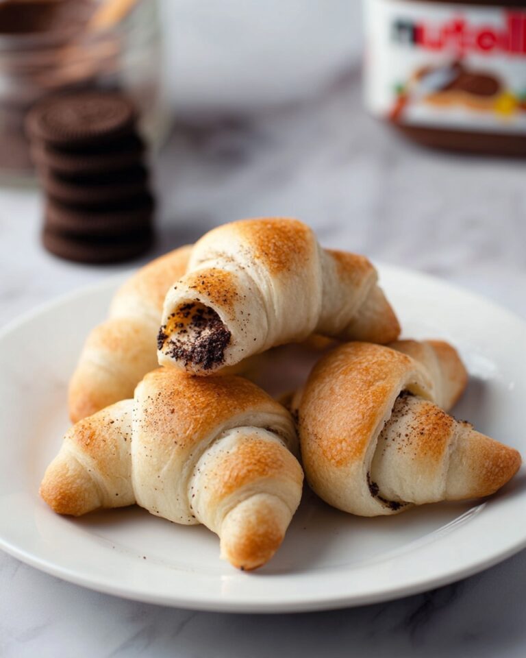 Oreo and Nutella Stuffed Crescent Rolls Recipe