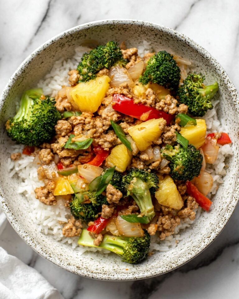 Pineapple Ground Pork Stir Fry Recipe