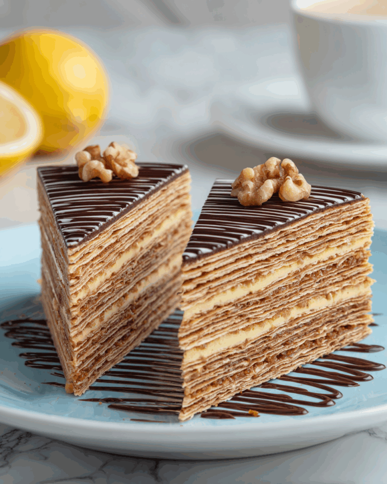 Classic Walnut Baklava with Honey and Cinnamon Recipe